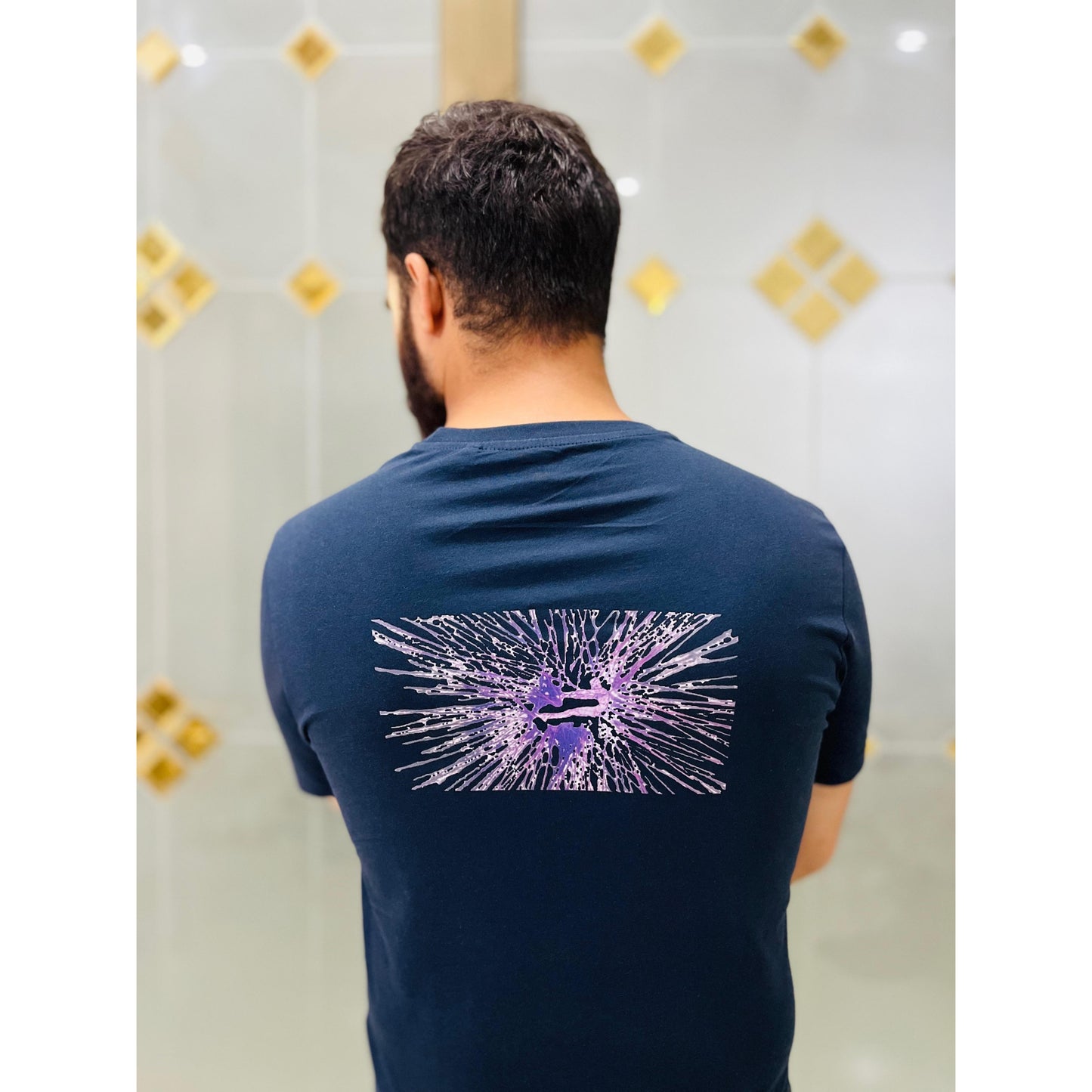 Los Angeles Lakers Dual-Sided Graphic T-Shirt – Unisex Navy Streetwear